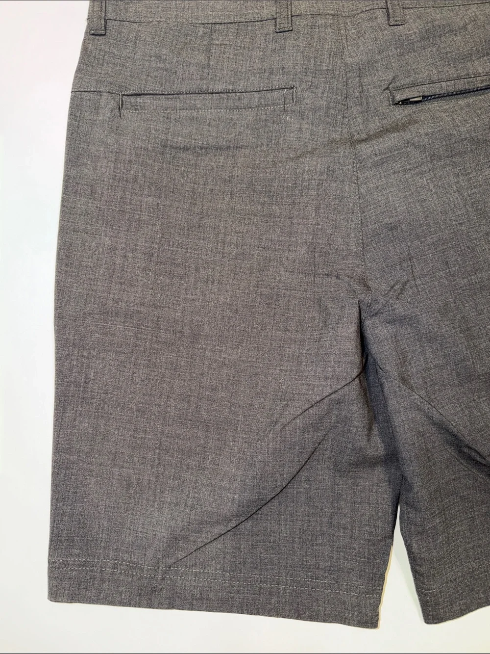 Hart Schaffner Marx Men's Charcoal Flat-Front Shorts